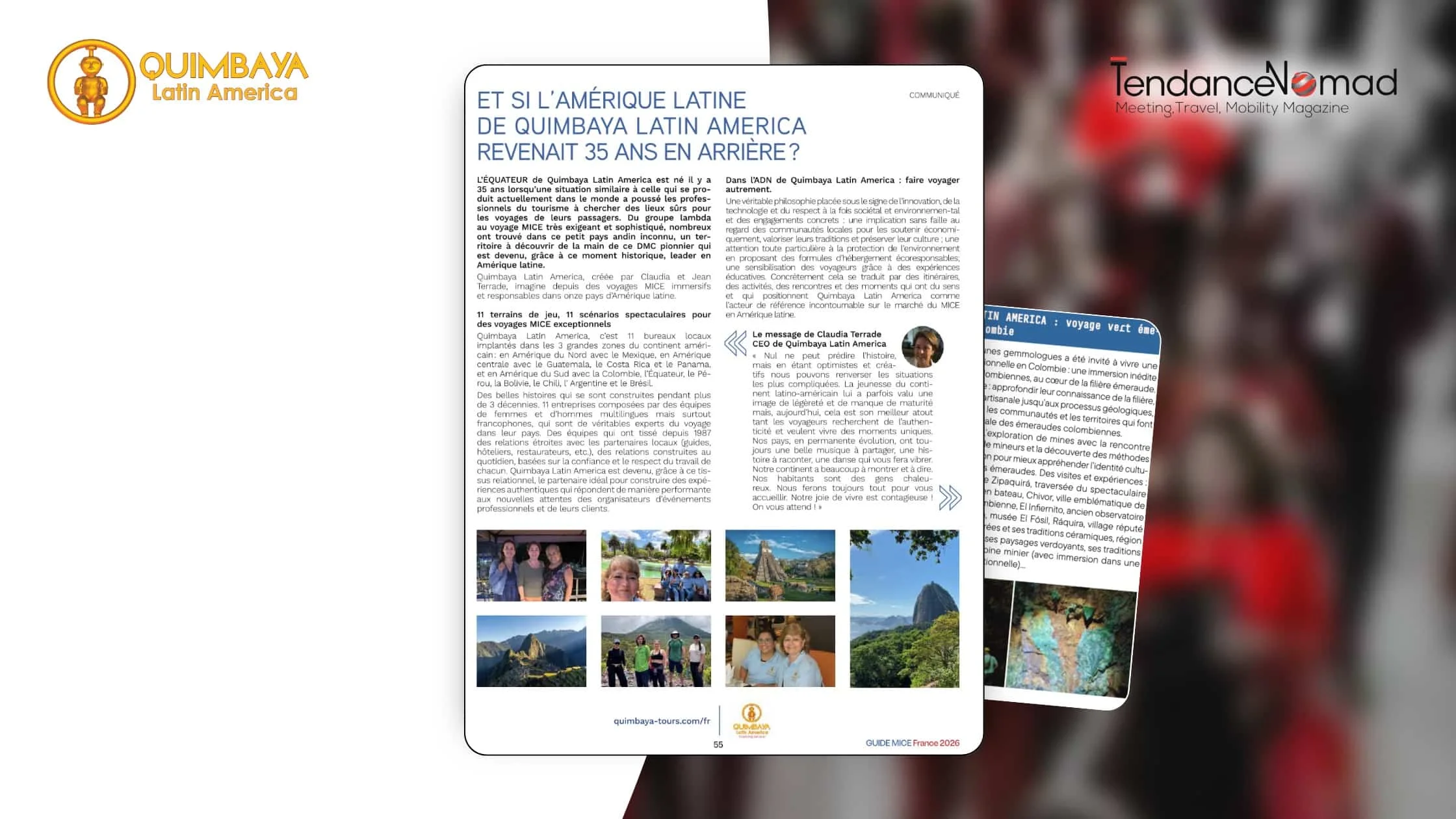 Et si l'amérique latine de Quimbaya Latin America revenait 35 ans en arrière?