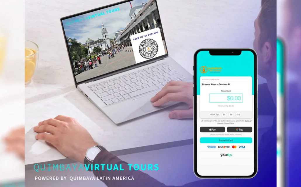 Quimbaya America Latina si affida a youtip per le mance digitali delle guide turistiche