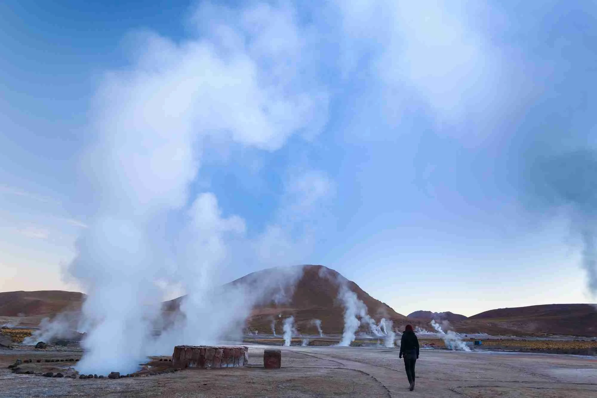 Tag 8: San Pedro de Atacama / Geysire del Tatio / Santiago