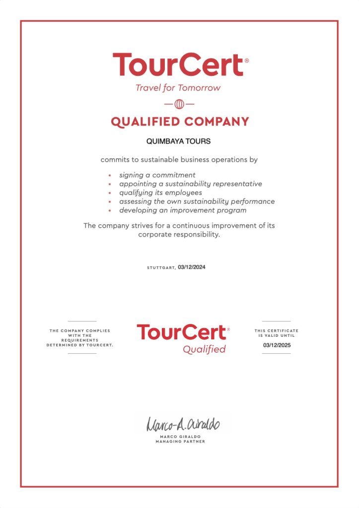 Qualified Company Quimbaya Tours TourCerf Ecuador